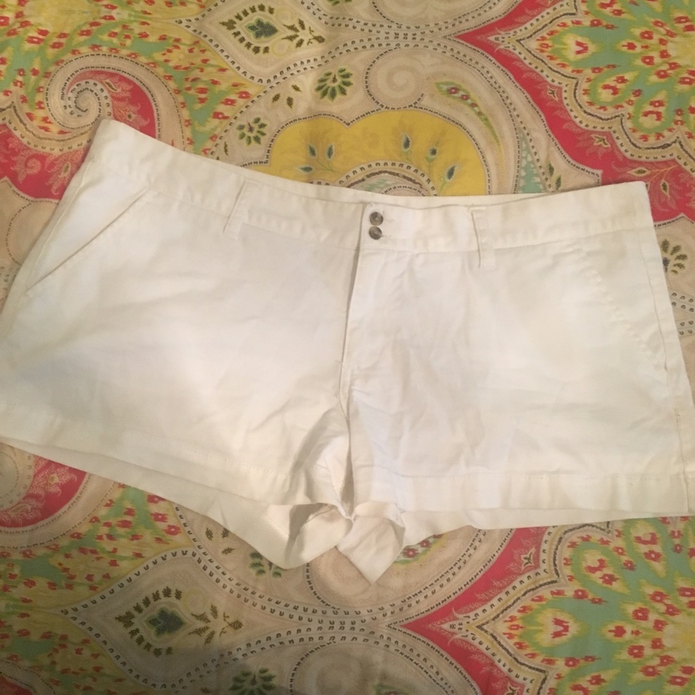 White Target Shorts